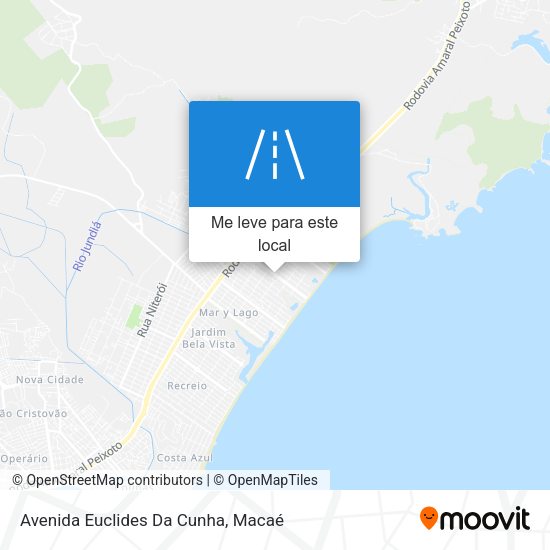 Avenida Euclides Da Cunha mapa