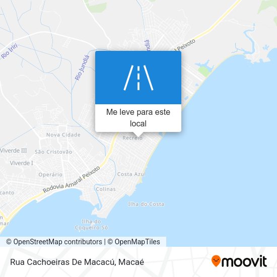 Rua Cachoeiras De Macacú mapa