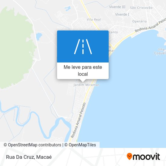 Rua Da Cruz mapa