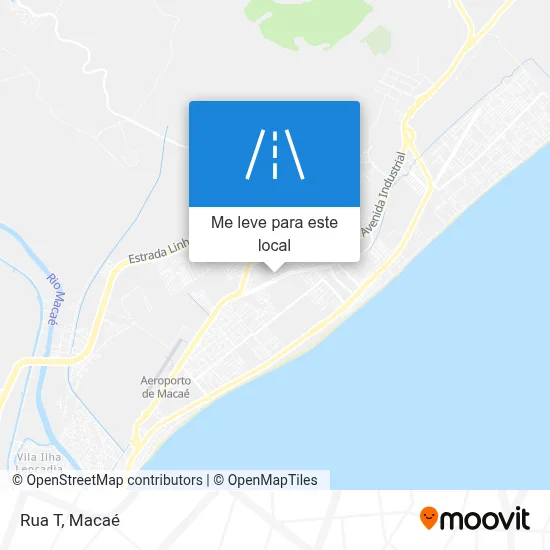 Rua T mapa