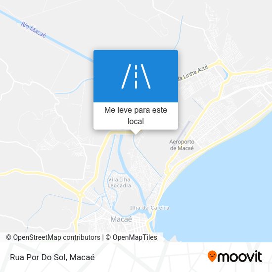 Rua Por Do Sol mapa