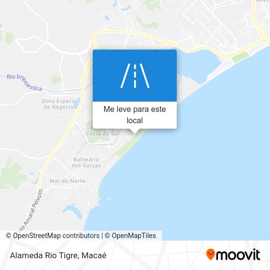 Alameda Rio Tigre mapa