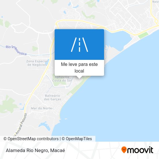 Alameda Rio Negro mapa