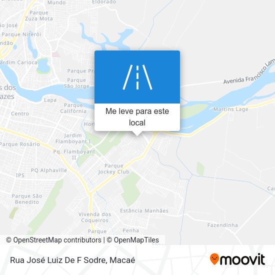 Rua José Luiz De F Sodre mapa