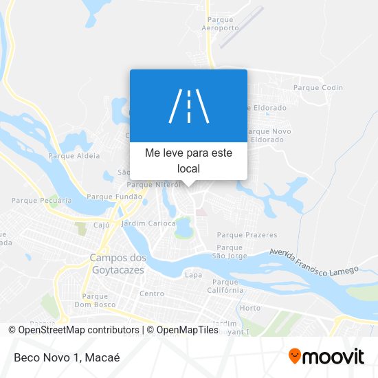 Beco Novo 1 mapa