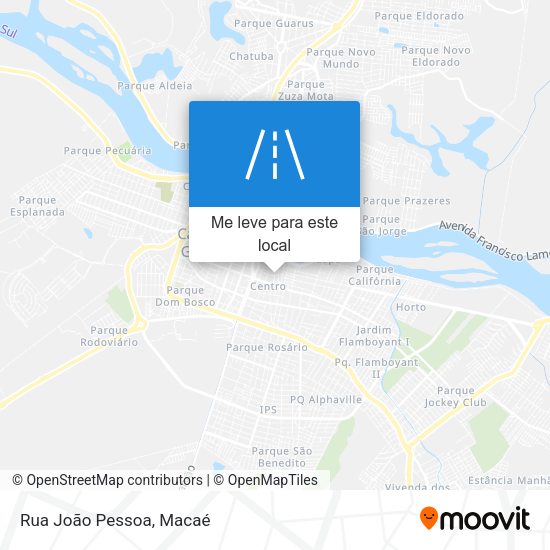 Rua João Pessoa mapa