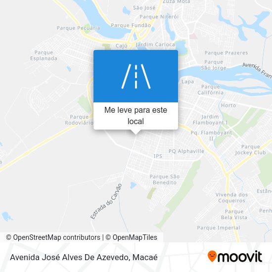 Avenida José Alves De Azevedo mapa