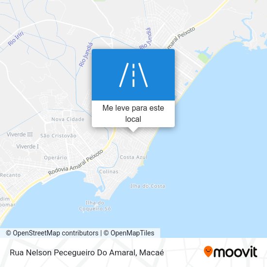 Rua Nelson Pecegueiro Do Amaral mapa