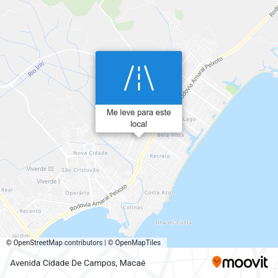 Avenida Cidade De Campos mapa