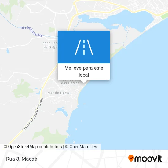 Rua 8 mapa