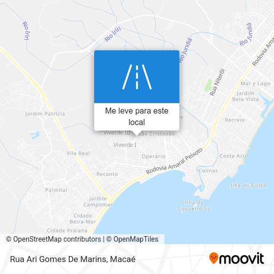 Rua Ari Gomes De Marins mapa