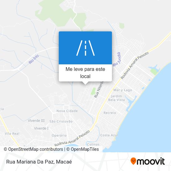 Rua Mariana Da Paz mapa
