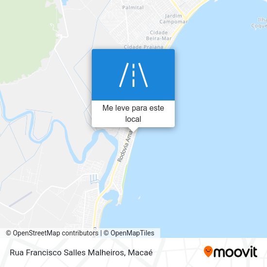 Rua Francisco Salles Malheiros mapa