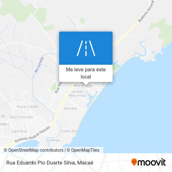 Rua Eduardo Pio Duarte Silva mapa