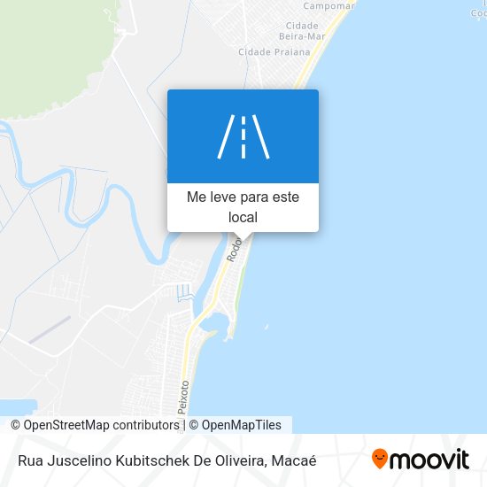 Rua Juscelino Kubitschek De Oliveira mapa