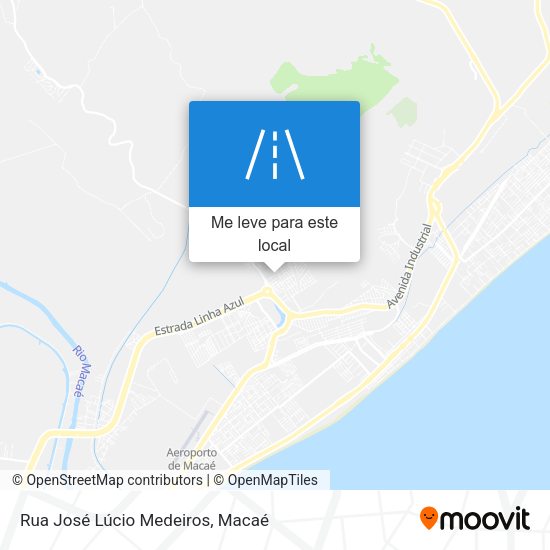Rua José Lúcio Medeiros mapa