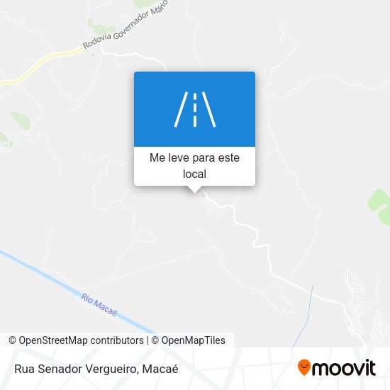 Rua Senador Vergueiro mapa