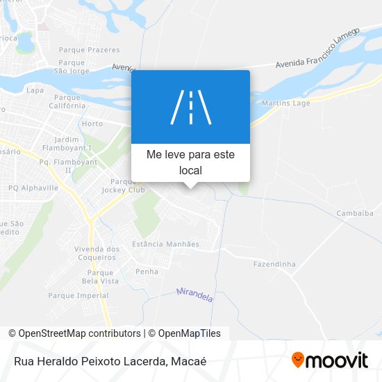Rua Heraldo Peixoto Lacerda mapa