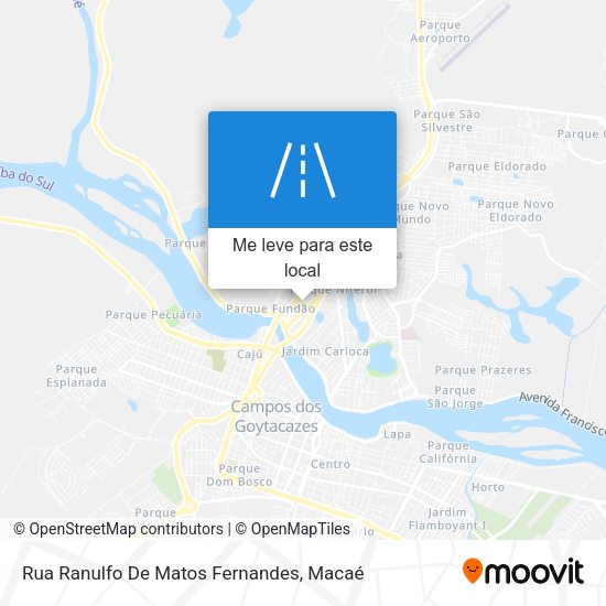 Rua Ranulfo De Matos Fernandes mapa