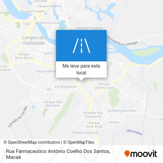 Rua Farmaceutico Antônio Coelho Dos Santos mapa