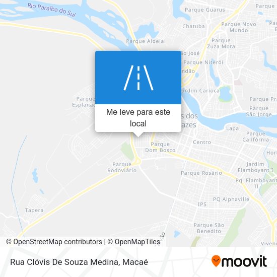 Rua Clóvis De Souza Medina mapa