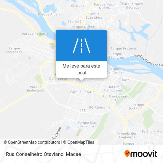 Rua Conselheiro Otaviano mapa