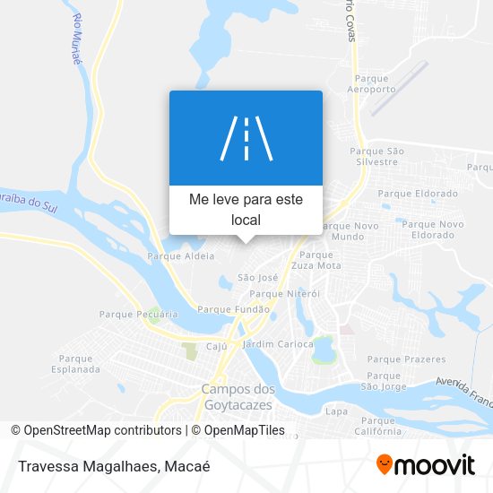 Travessa Magalhaes mapa