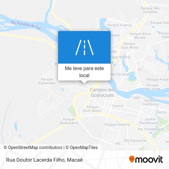 Rua Doutor Lacerda Filho mapa