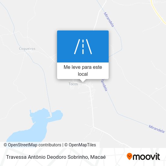 Travessa Antônio Deodoro Sobrinho mapa