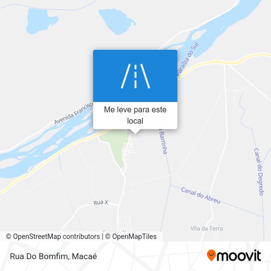 Rua Do Bomfim mapa