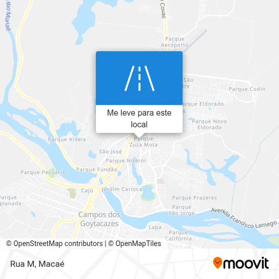 Rua M mapa