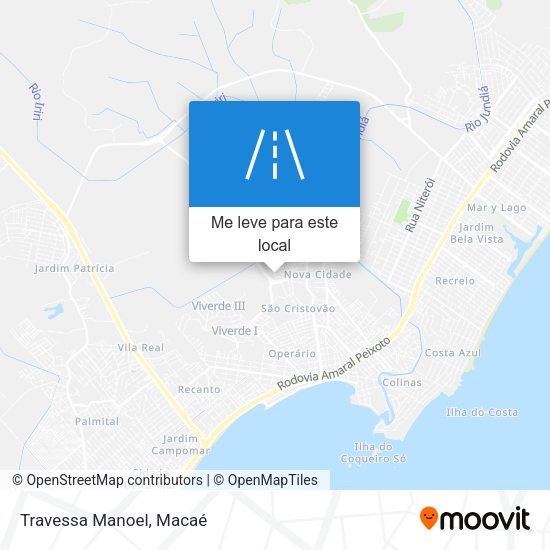 Travessa Manoel mapa