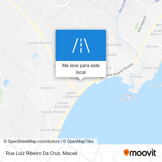Rua Luiz Ribeiro Da Cruz mapa