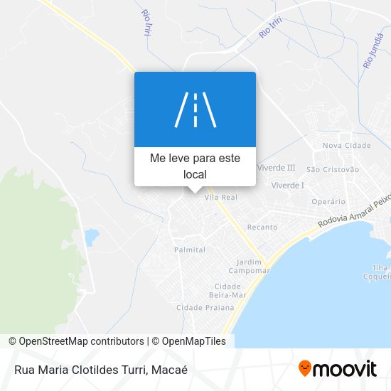 Rua Maria Clotildes Turri mapa