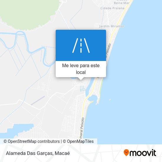 Alameda Das Garças mapa