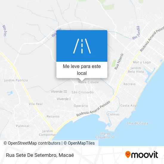 Rua Sete De Setembro mapa