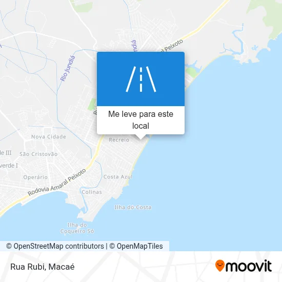 Rua Rubi mapa