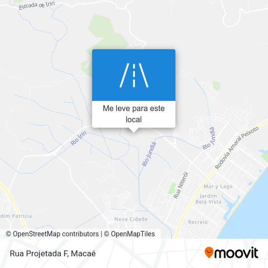 Rua Projetada F mapa