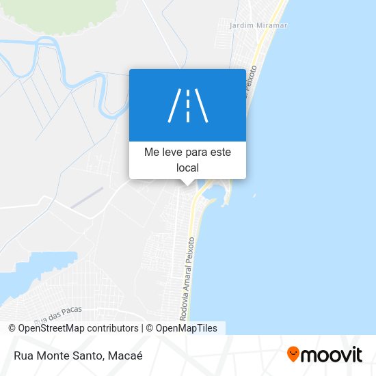 Rua Monte Santo mapa