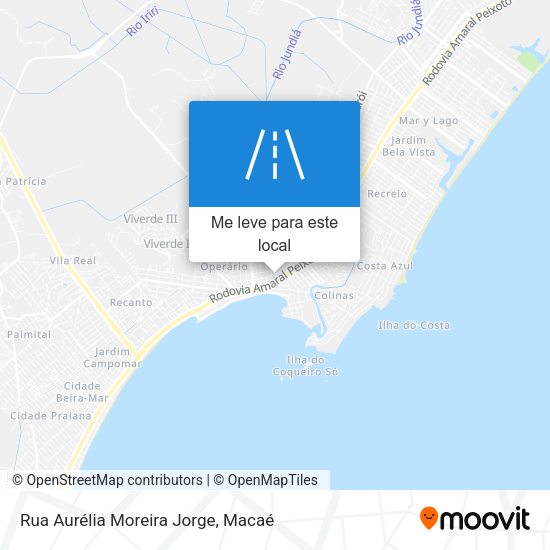Rua Aurélia Moreira Jorge mapa