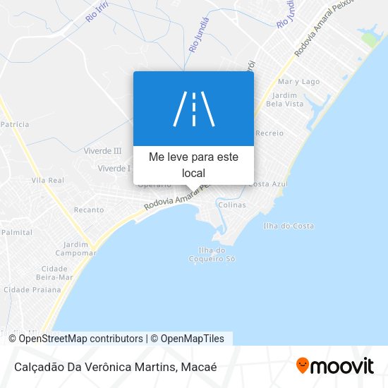 Calçadão Da Verônica Martins mapa