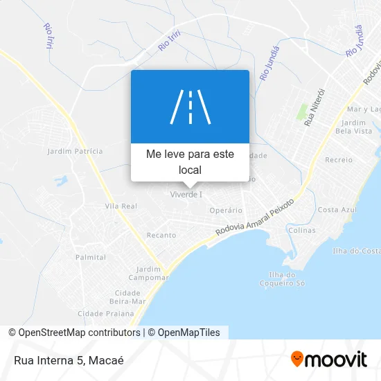 Rua Interna 5 mapa