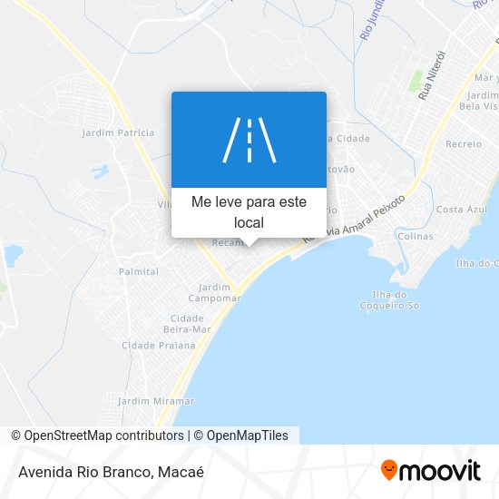 Avenida Rio Branco mapa