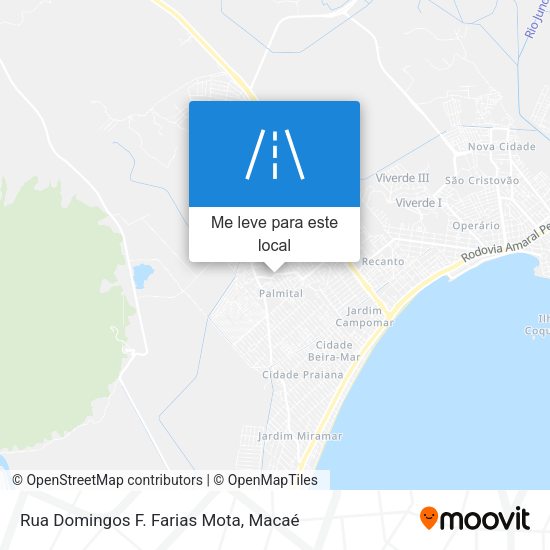 Rua Domingos F. Farias Mota mapa