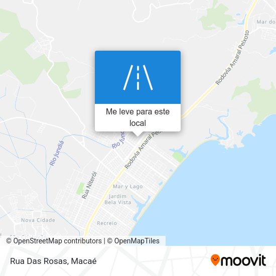 Rua Das Rosas mapa