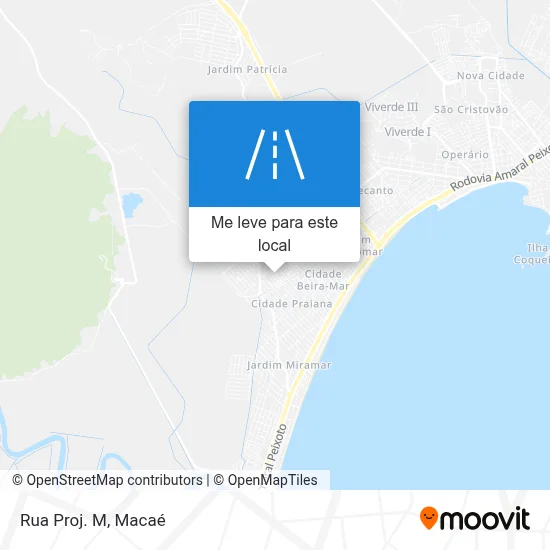 Rua Proj. M mapa