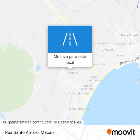 Rua Santo Amaro mapa