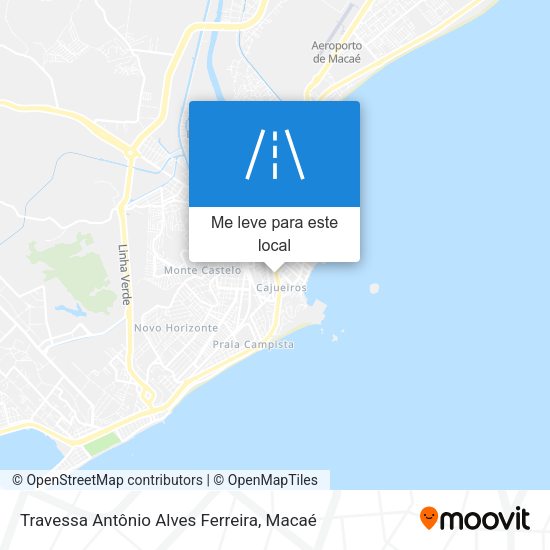 Travessa Antônio Alves Ferreira mapa