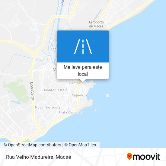 Rua Velho Madureira mapa