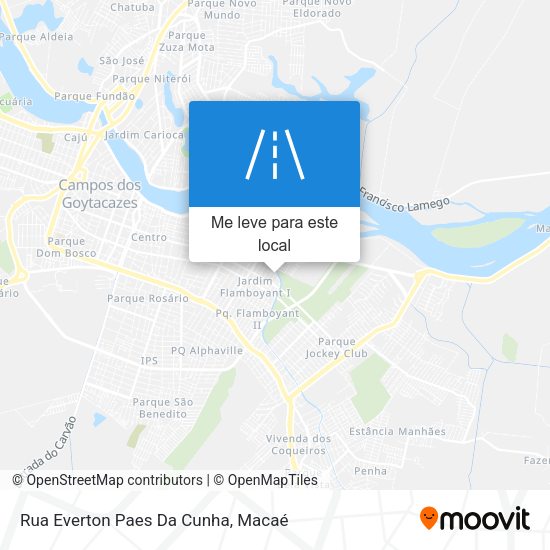 Rua Everton Paes Da Cunha mapa